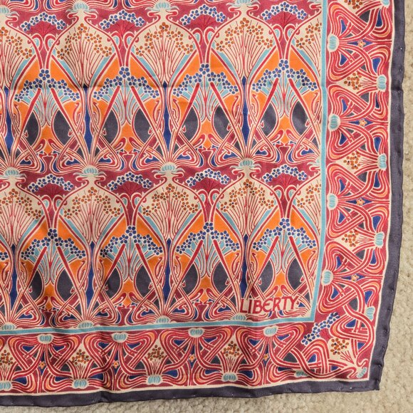 Liberty Accessories - Liberty Silk Scarf Vintage Ianthe Design
